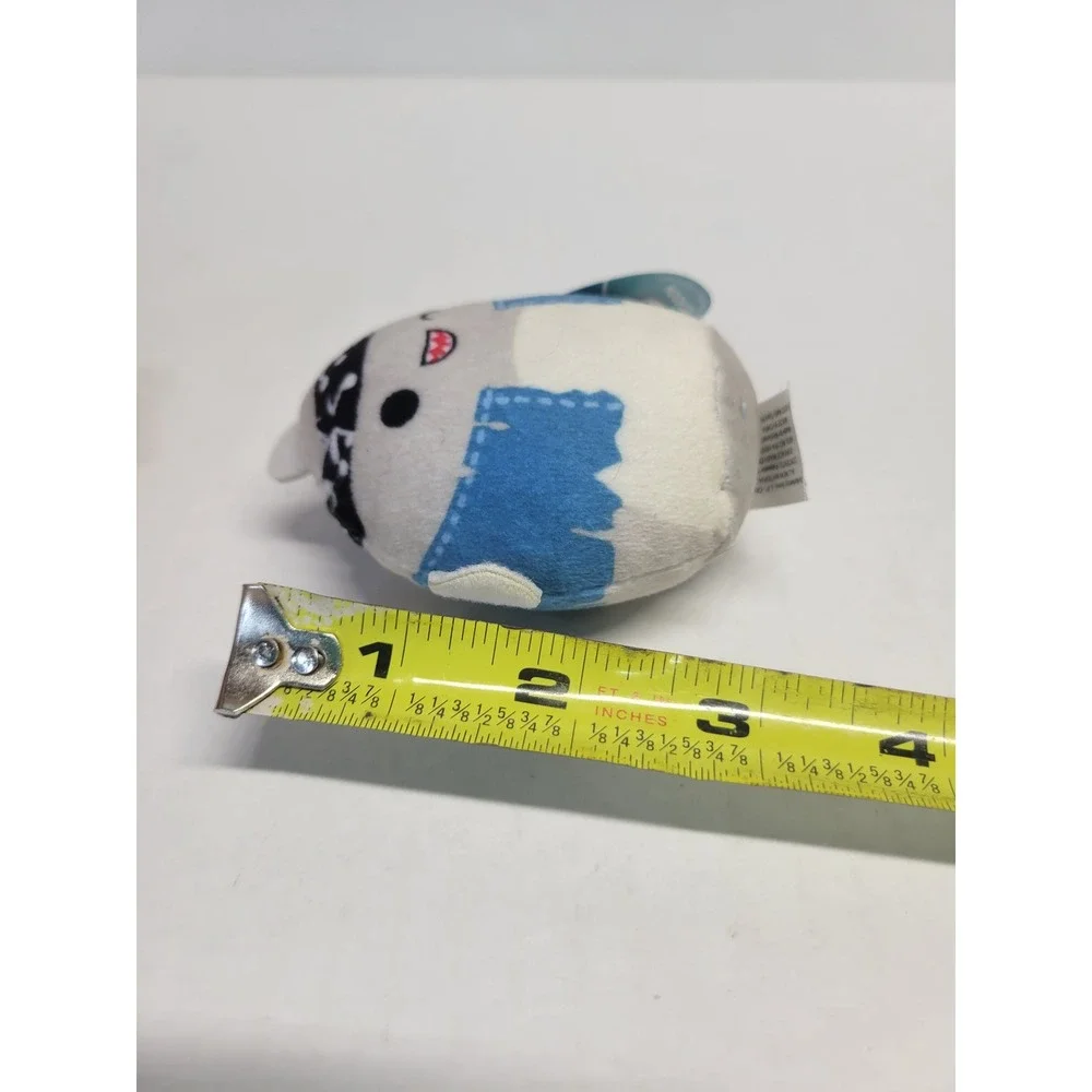 Squishmallows Gordon the Shark‎ McDonalds 2023 Happy Meal Plush Bandana Vest 3